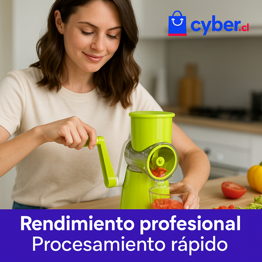 🥕 Picadora Manual Pro – Corta, Tritura y Mezcla