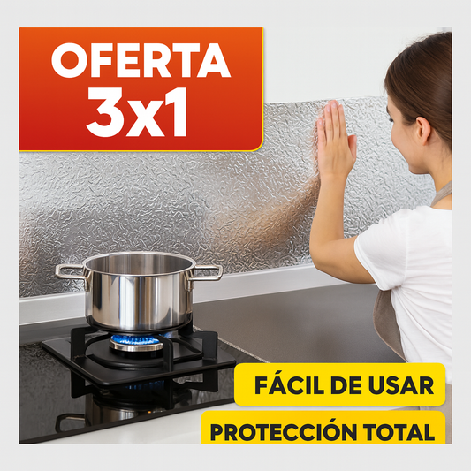 Foil de Aluminio Autoadhesivo – Anti Grasa y Aceite