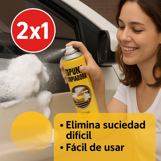 2X1🧴 Foam Cleaner Pro – Limpieza Profunda sin Esfuerzo – Resultados Visibles al Instante