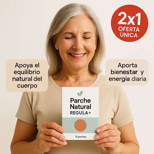 Kit tratamiento Parche Natural Regula+™ – Equilibrio Interno – Bienestar y Energía Diaria