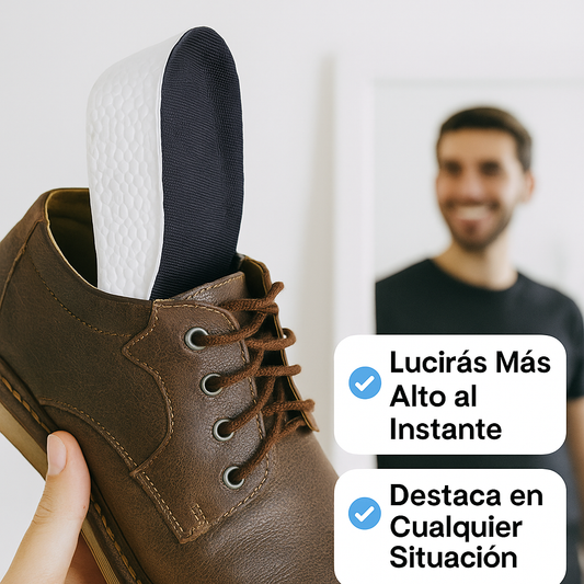 2x1 kit de Plantillas Aumenta Estatura –Refuerza tu Confianza al Instante