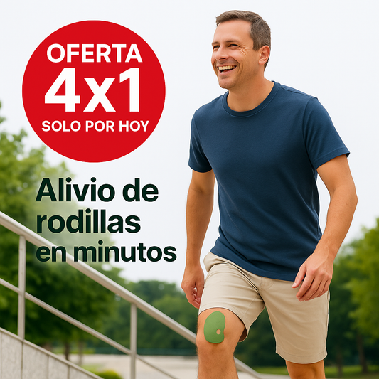 4X1 Parche Alivio Total – Disminuye Molestias – Camina y Muévete Libre en 1 Día
