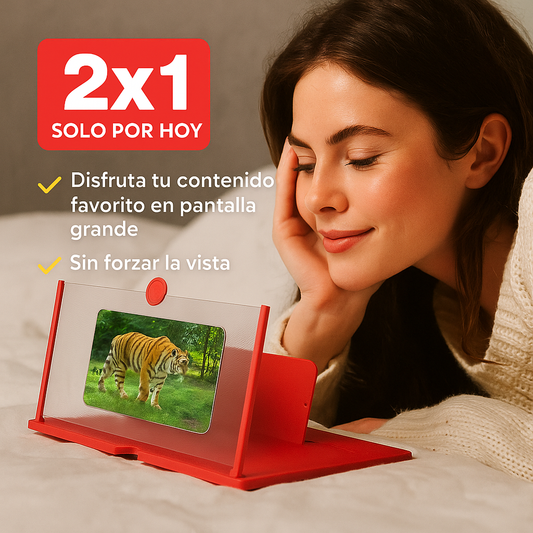 Amplificador de Pantalla para Celular – Agranda Hasta 8 Veces