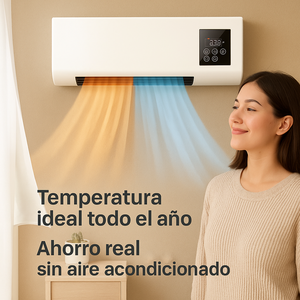 Aire Frío/Calor de Pared – Control de Clima Rápido – Confort Total en Cualquier Estación