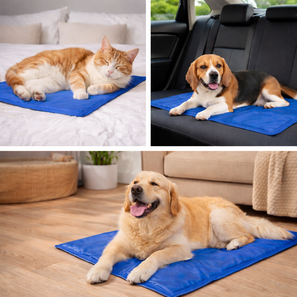 Colchón Refrescante para Perros y Gatos – Control de Temperatura – Frescura Continua Todo el Día