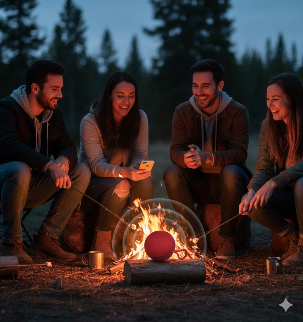 Parlante Inteligente tipo Alexa – Sonido 360° – Música Clara y Envolvente en Segundos