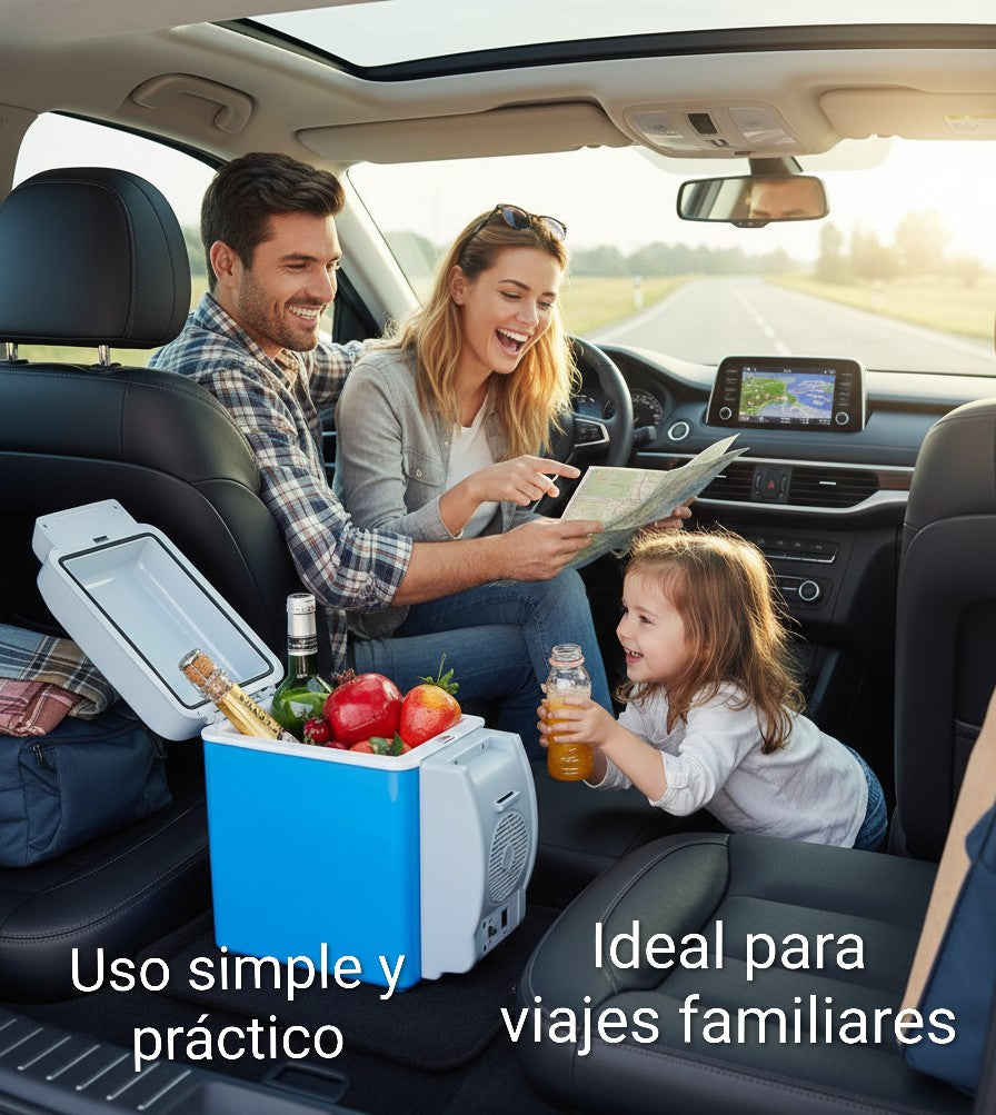 Refrigerador Portátil para Auto - Mantiene Frías o Calientes tus Comidas - Disfruta Comidas Frescas en Cualquier Viaje