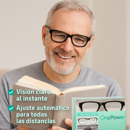 Gafas Multifocales – Enfoque Adaptativo – Lee y Mira Sin Cambiar Gafas
