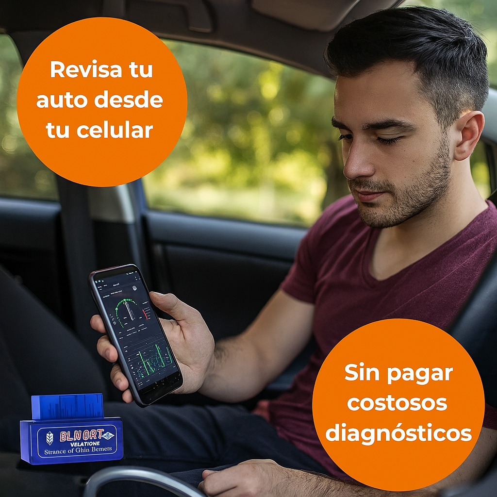 Escáner OBD2 para Autos – Conecta, Revisa y Borra Códigos – Ahorra Visitas al Mecánico Desde el Primer Uso