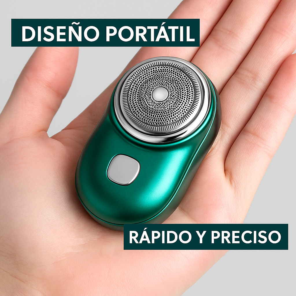Afeitadora Facial y Corporal – Compacta y práctica – Resultados visibles en solo segundos