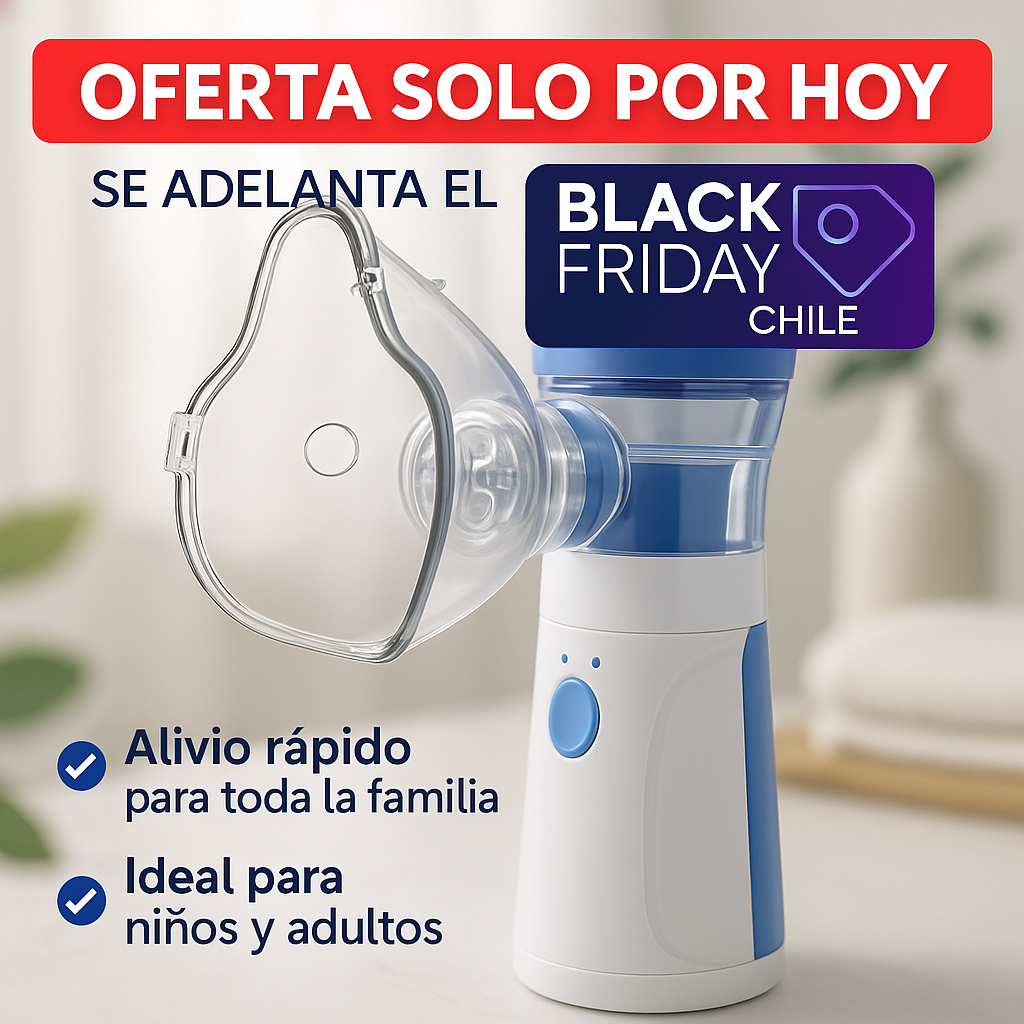 1. Nebulizador Portátil Familiar – Micro-Niebla Silenciosa –