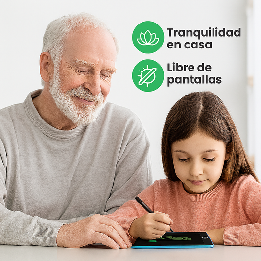 Pack de 2 Tablets LCD Infantiles – Dibuja y Borra sin Límites – Fomenta la Creatividad en Niños en Solo 1 Semana