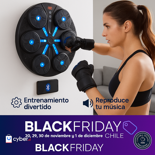 ⭐ Máquina de Boxeo Musical – Entrena al Ritmo – Energía y Motivación en Cada Sesión