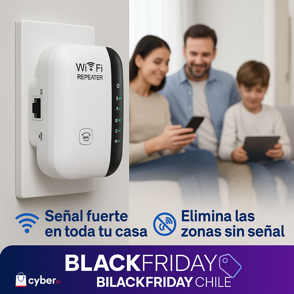 Repetidor WiFi Hogar – Amplía tu Cobertura – Señal Estable en Toda la Casa en 1 Minuto