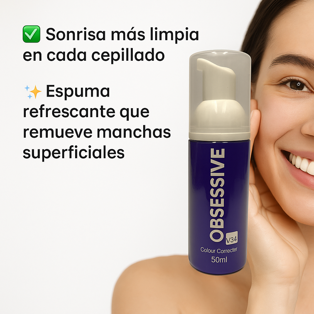 Espuma Blanqueadora Dental – Uso Diario sin Irritación