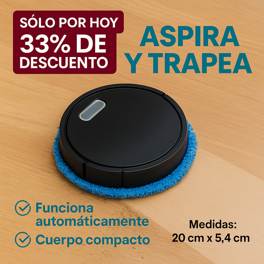 Aspiradora Robot con Mopa – Limpia y Trapea