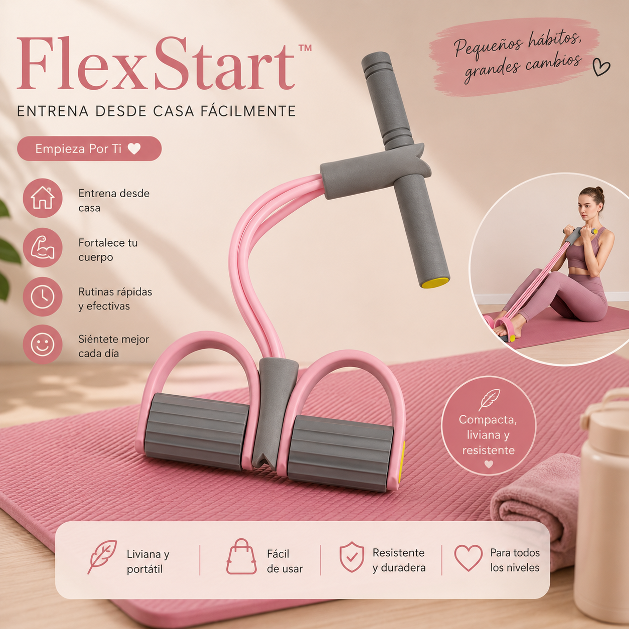 FlexStart™-Entrena Desde Casa Fácilmente-Empieza Por Ti