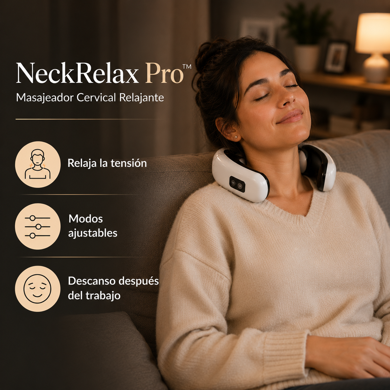NeckRelax Pro™-Masajeador Cervical Relajante-Vuelve a Sentirte Liviano
