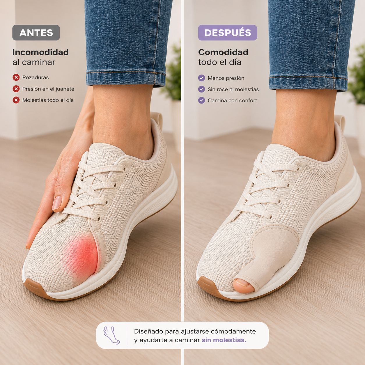 SoftStep™ – Corrector de Juanetes con Gel