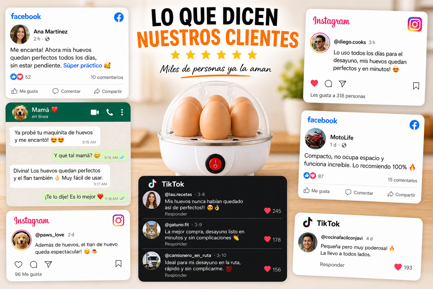 EggMaster Pro – Huevos Perfectos en Minutos