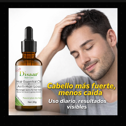 Aceite Capilar Anticaída – Fortalece la Raíz – Cabello Más Fuerte y Menos Caída en Semanas