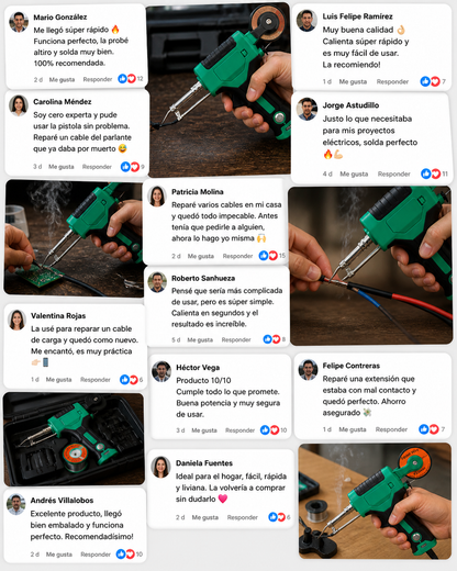 FixPro™ – Pistola de Soldar 5 en 1 – Repara Fácil desde Casa