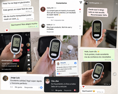 GlucoCheck™ – Controla tu glucosa en segundos desde casa
