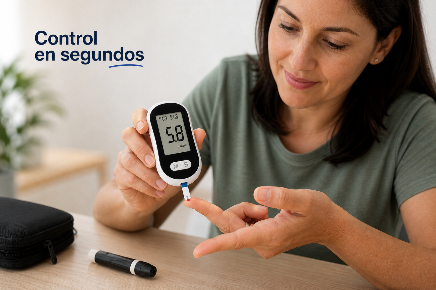 GlucoCheck™ – Controla tu glucosa en segundos desde casa