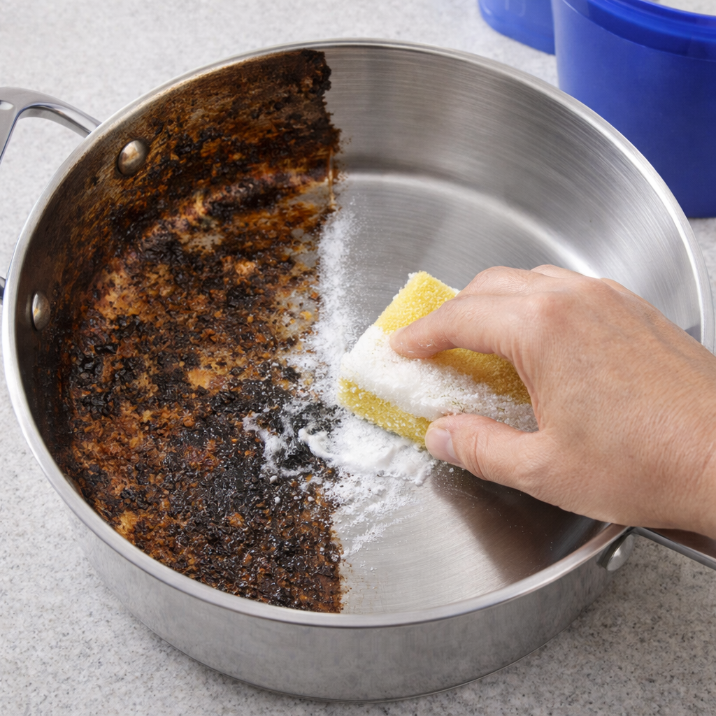 Pasta de Limpieza Acero & Cerámica – Remoción de Manchas – Devuelve el brillo a tu cocina en minutos