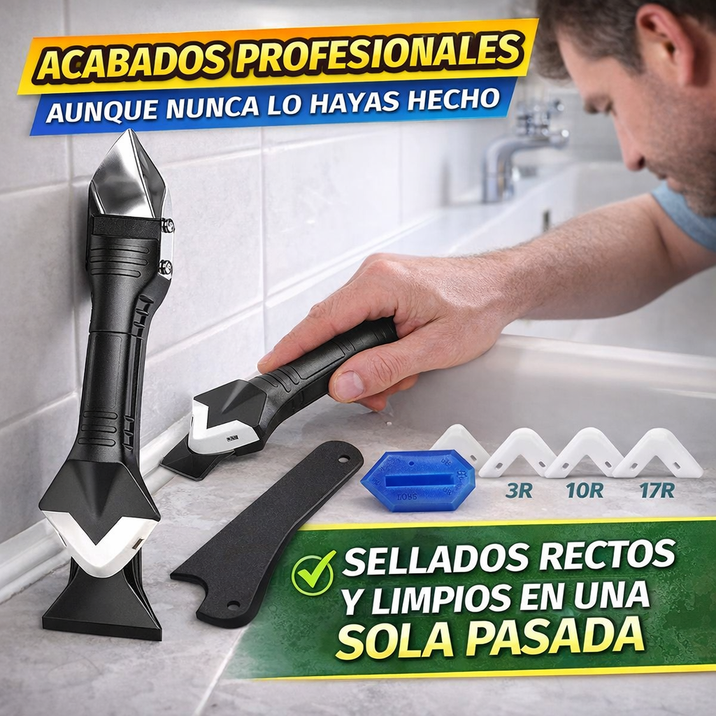 Raspador Profesional 5 en 1 – Perfilado Exacto – Resultados Pro sin Técnica