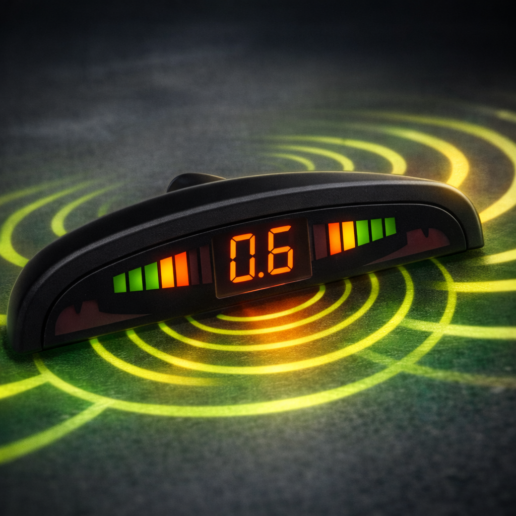 Sensor de Proximidad Vehicular – Alerta de Obstáculos – Conduce con Más Seguridad