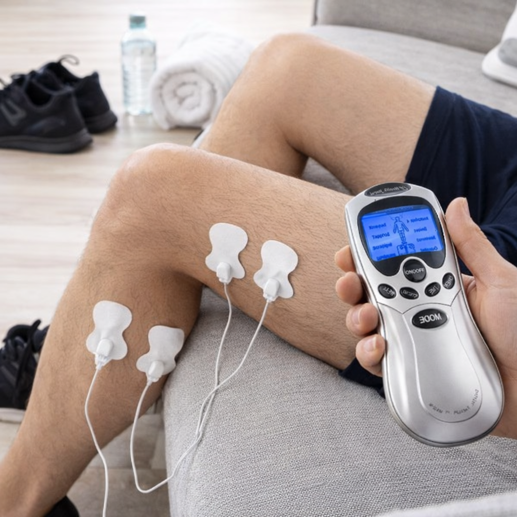Electroestimulador Muscular TENS – Alivio del Dolor – Apoya la recuperación muscular en sesiones cortas
