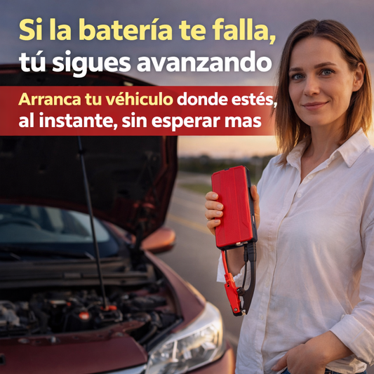 Arrancador de Baterías 3 en 1 – Energía de Emergencia – Sigue tu camino cuando la batería falla