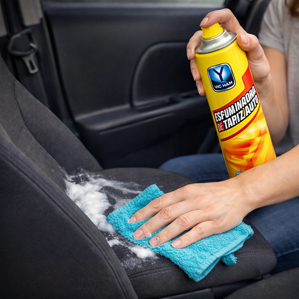 Espuma Limpiadora de Tapiz Auto – Limpieza Profunda – Tapices Como Nuevos en Minutos