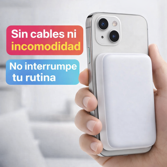 Batería Portátil Magnética – Carga sin Cables –Usa tu iPhone sin Pausas Todo el Día