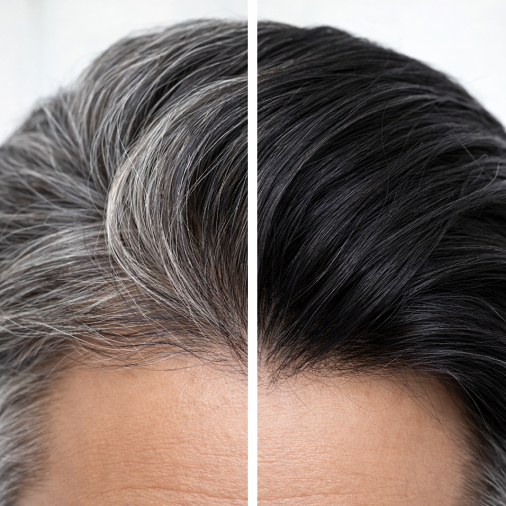 Shampoo Tono Negro – Control de Canas – Cabello Oscuro y Uniforme desde el Primer Lavado