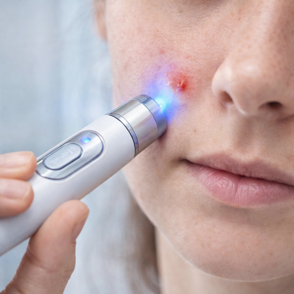 Bolígrafo Beauty Tech – Tratamiento Localizado de Acné – Piel más limpia y uniforme con uso constante en semanas