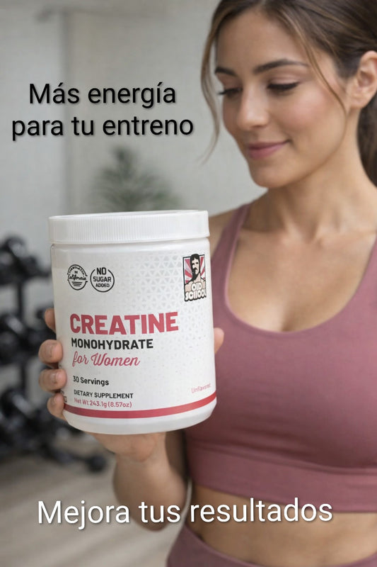Creatina para Mujeres – Rendimiento y Recuperación – Apoya Fuerza y Bienestar Diario