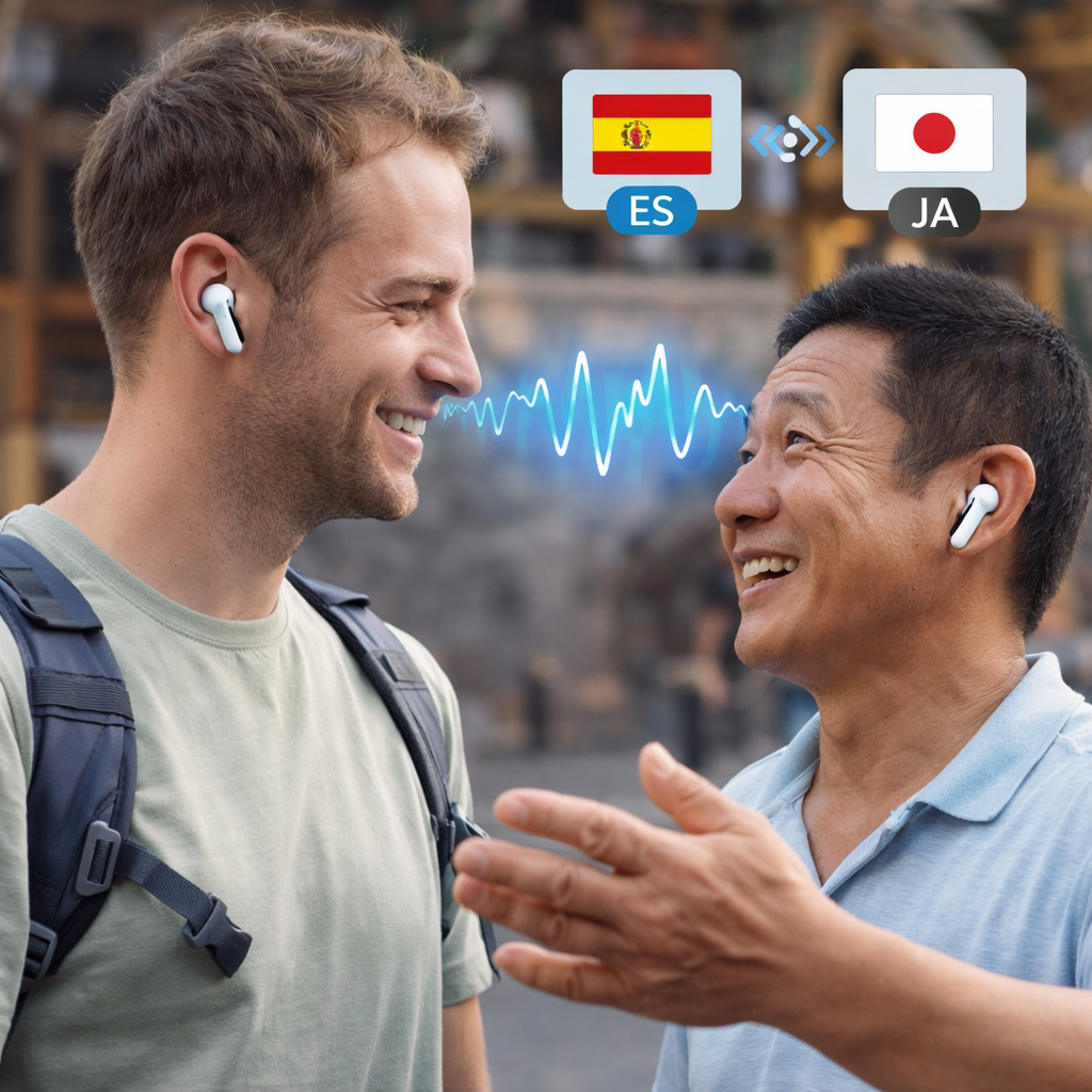 Auricular Traductor Inteligente – Traduce Conversaciones – Viaja y conversa sin barreras de idioma