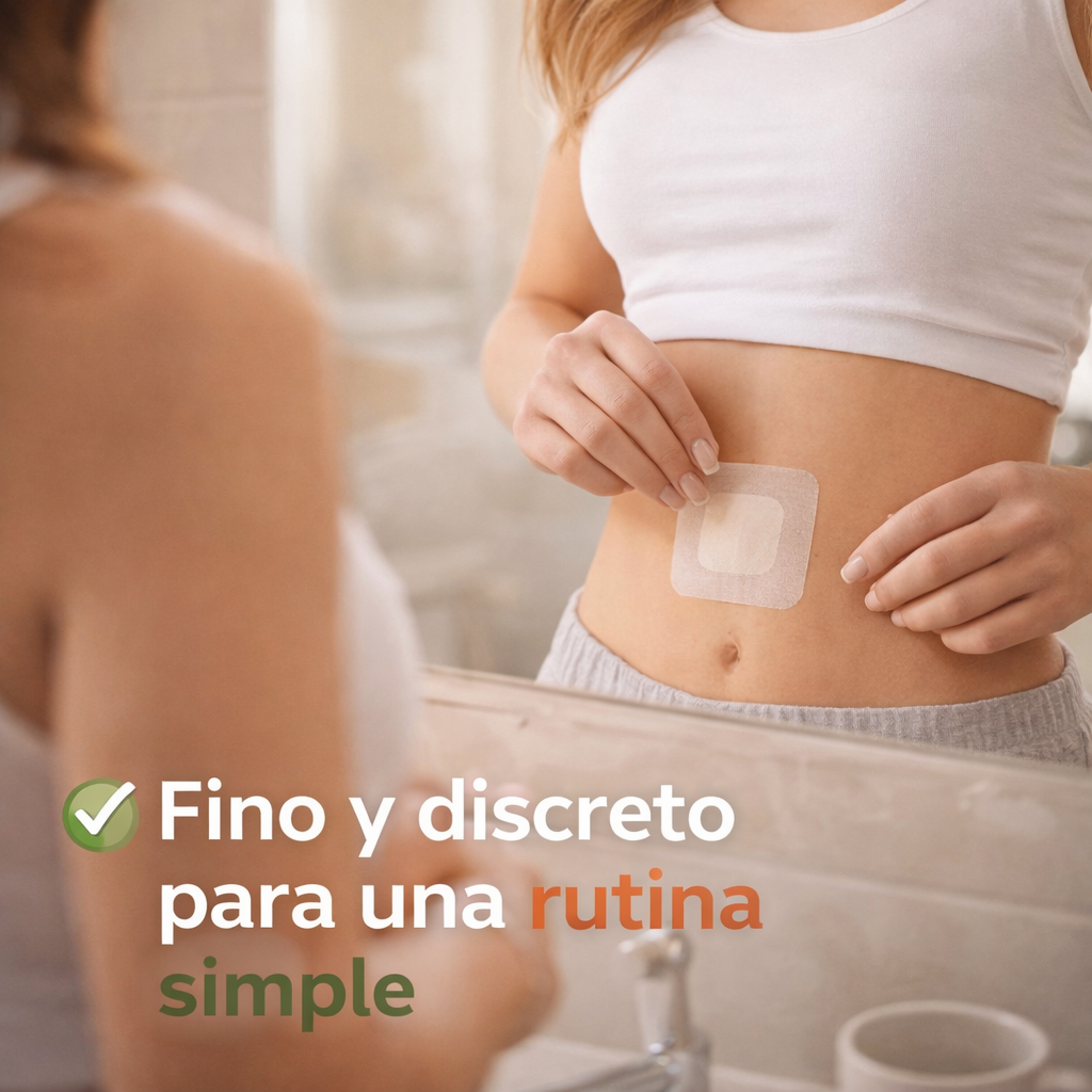 2 cajas Parches Naturales para Control de Peso – Uso Diario Discreto – Apoyo Suave para Sentirte Mejor Cada Día
