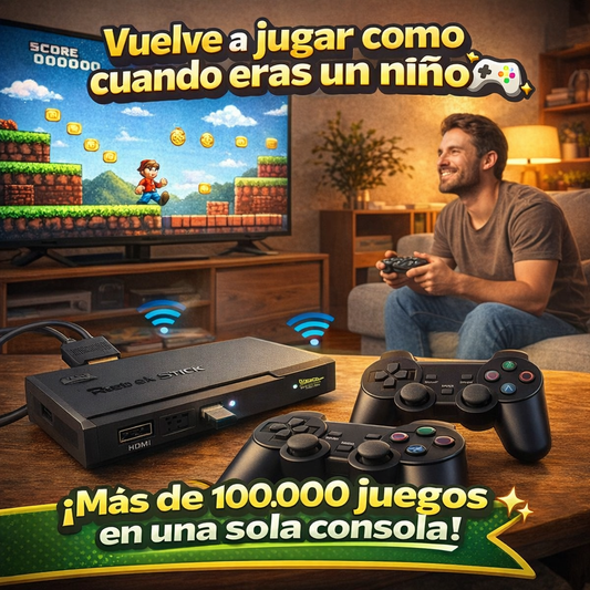 Consola Retro Gamer – Juegos Clásicos Integrados