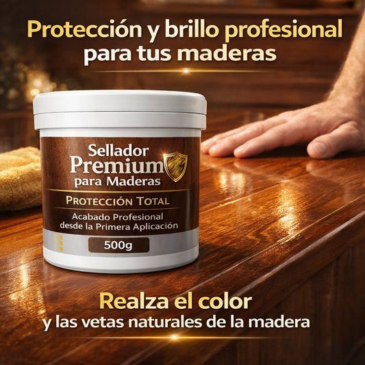 Sellador Premium para Maderas – Protección Total – Acabado Profesional desde la Primera Aplicación